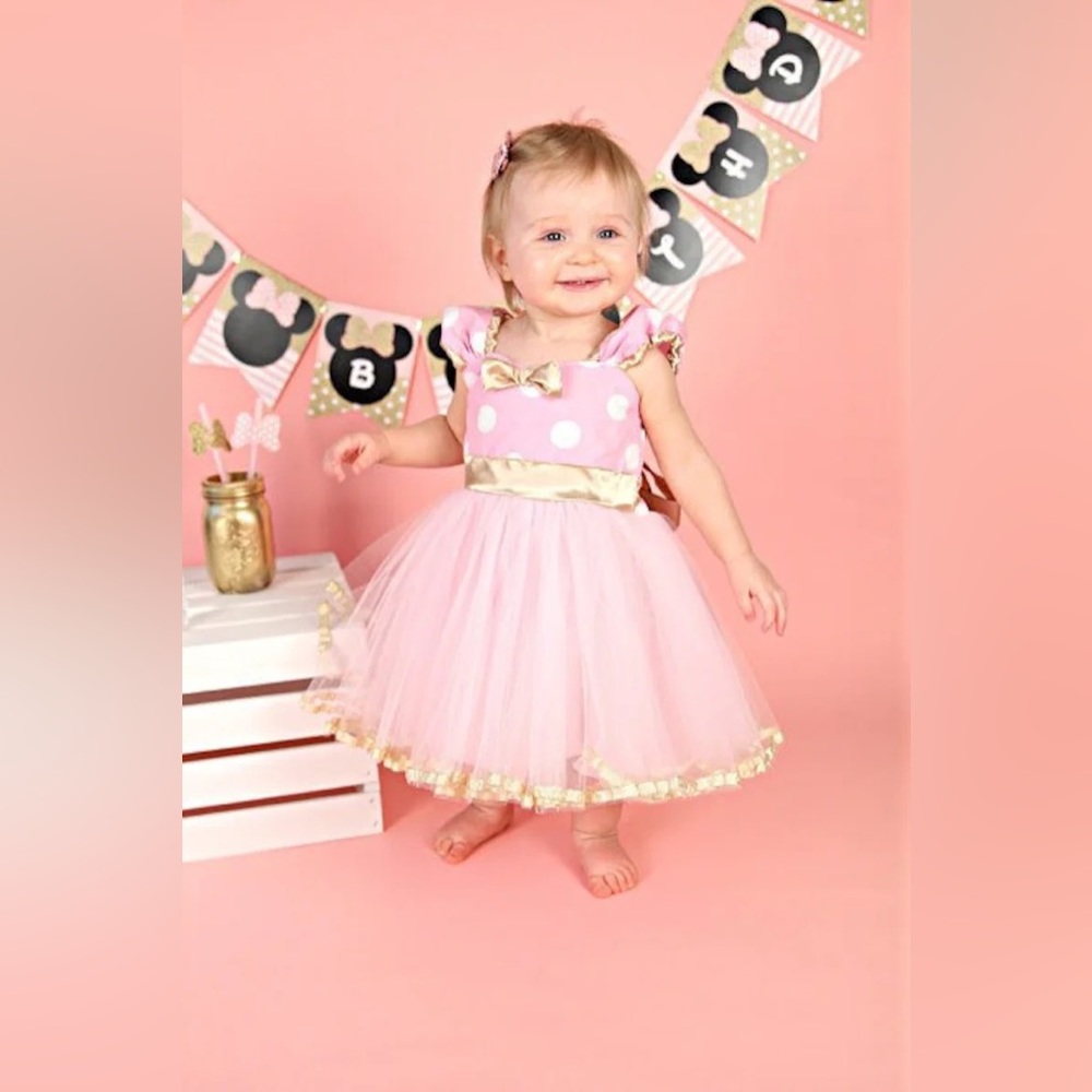 Minnie Mouse Tutu Birthday Dress 18/24M